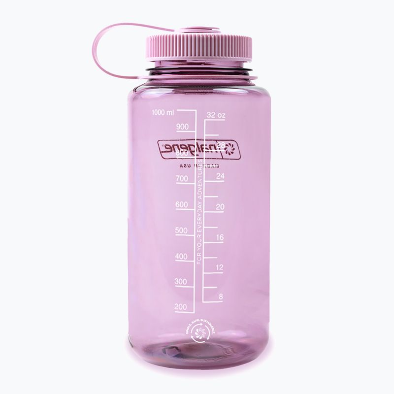 Nalgene Wide Mouth Sustain utazási palack 1000 ml cseresznyevirágos 2