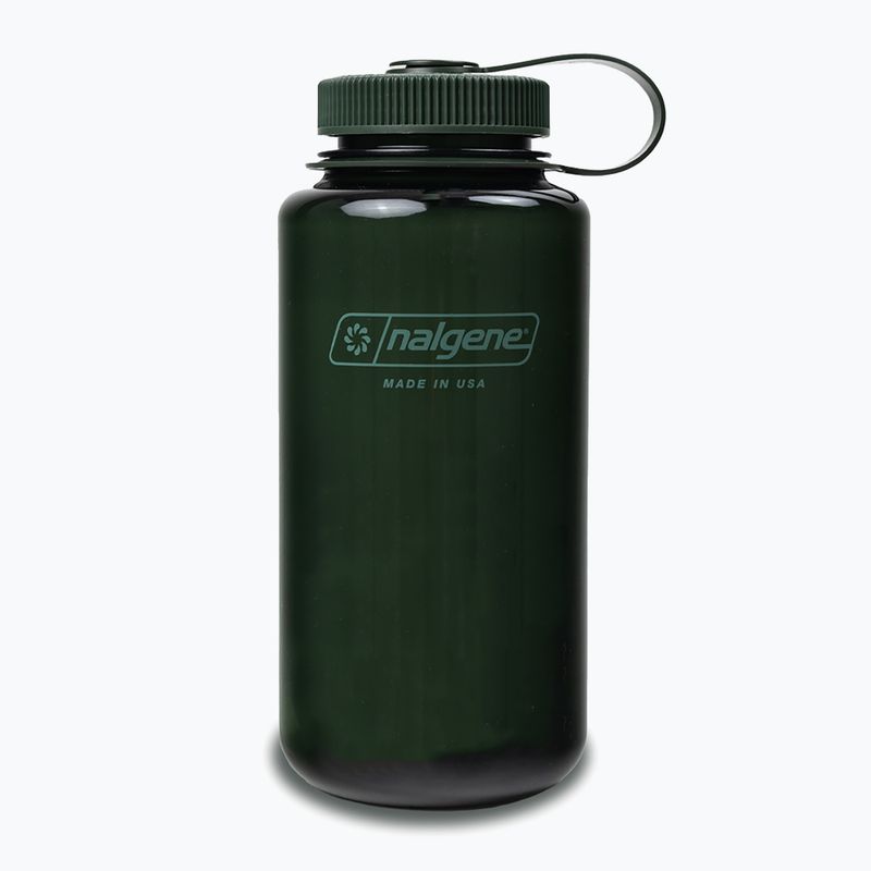 Nalgene Wide Mouth Sustain utazó palack 1000 ml egyszínű jade