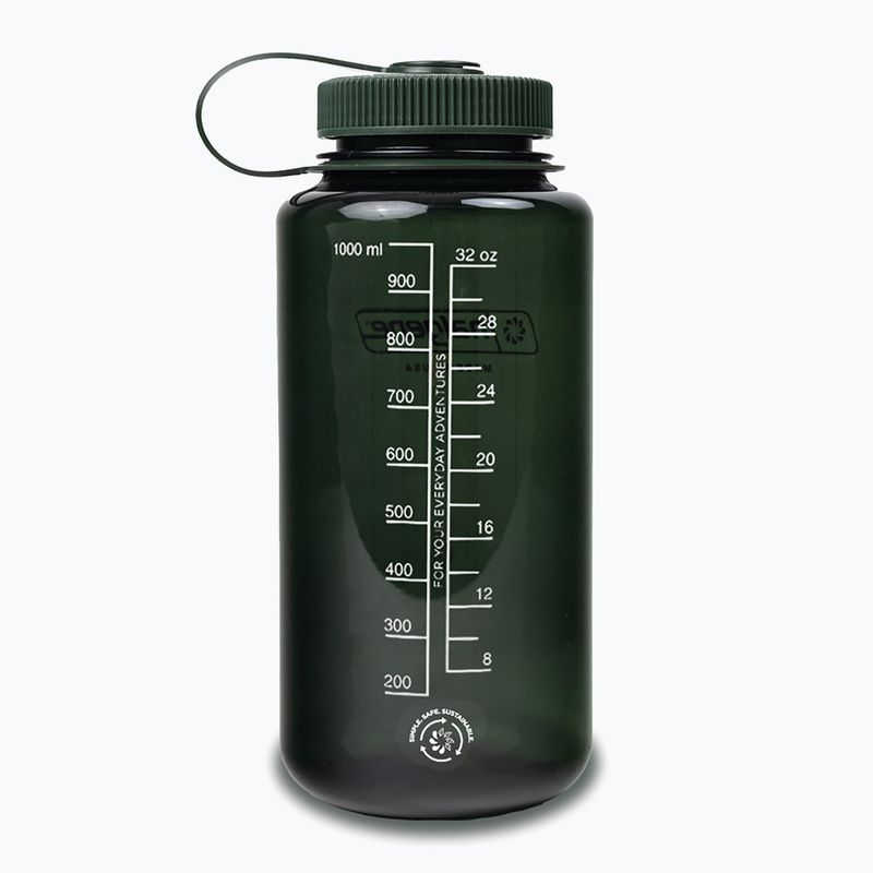 Nalgene Wide Mouth Sustain utazó palack 1000 ml egyszínű jade 2