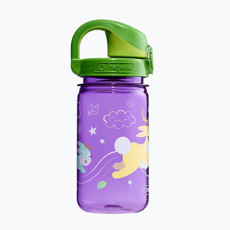 Nalgene On The Fly Kids utazó palack 350 ml lila jackalope 4
