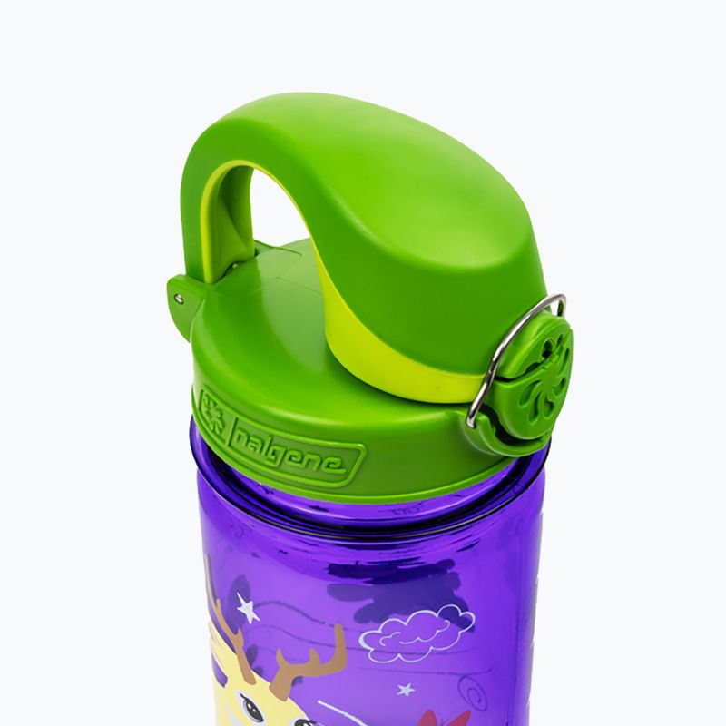 Nalgene On The Fly Kids utazó palack 350 ml lila jackalope 5
