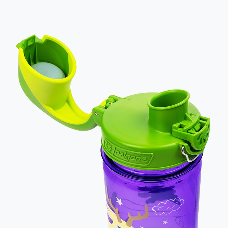Nalgene On The Fly Kids utazó palack 350 ml lila jackalope 6