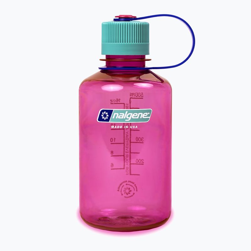 Nalgene Narrow Mouth Sustain utazó palack 500 ml elektromos magenta