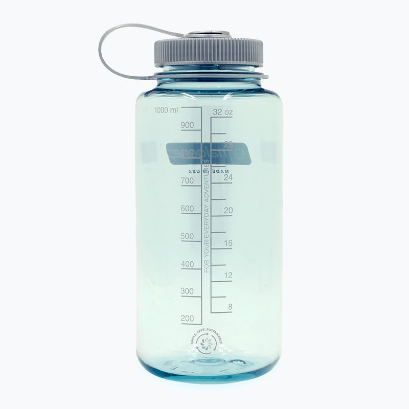 Nalgene Wide Mouth Sustain utazó palack 1000 ml tengerzöld színű 2