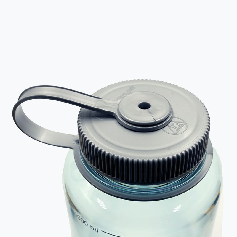 Nalgene Wide Mouth Sustain utazó palack 1000 ml tengerzöld színű 3