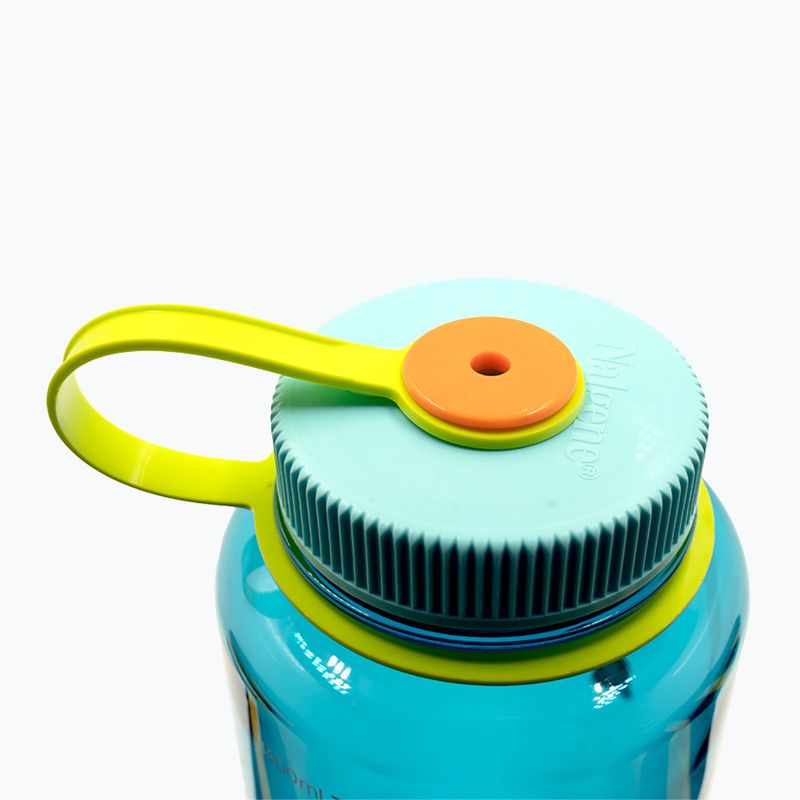 Nalgene Wide Mouth Silo Sustain 1400 ml-es cerulean színű utazó palack 3