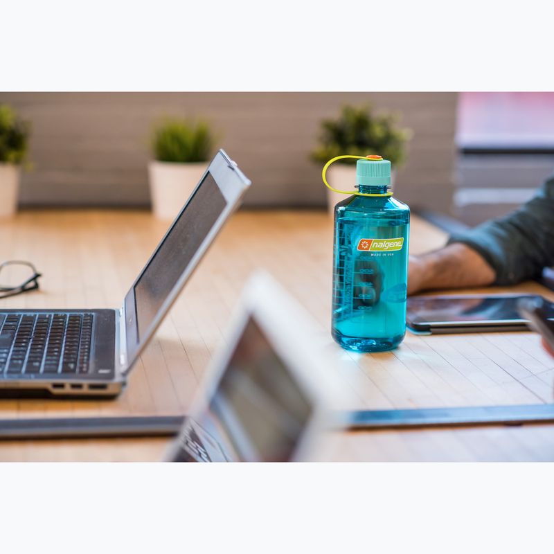 Nalgene Narrow Mouth Sustain utazó palack 1000 ml cerulean színű 5