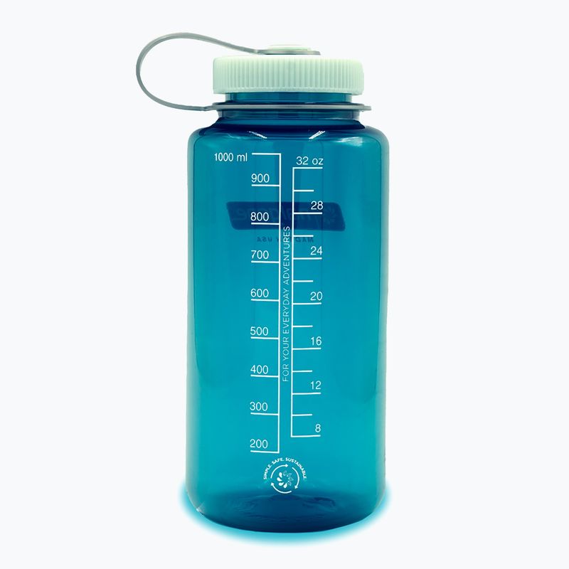 Nalgene Wide Mouth Sustain utazó palack 1000 ml pisztráng zöld 2
