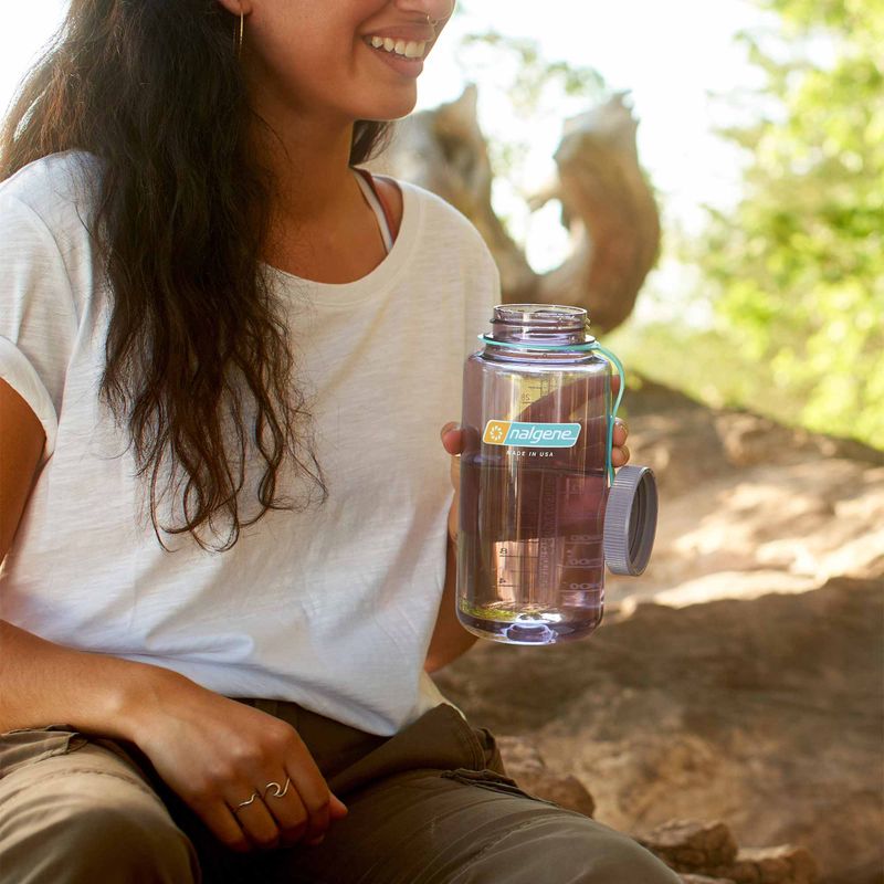 Nalgene Wide Mouth Sustain utazó palack 1000 ml padlizsán 6