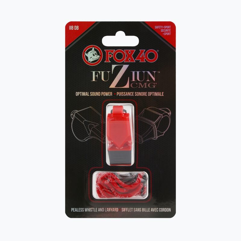 Fox 40 Fuzion CMG red síp zsinórral