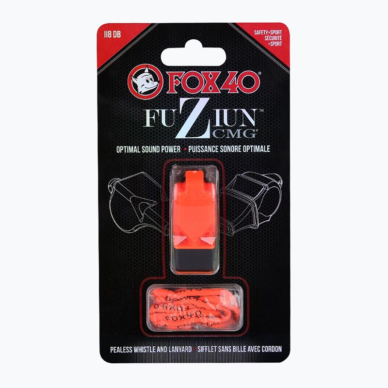 Fox 40 Fuzion CMG orange síp zsinórral 4