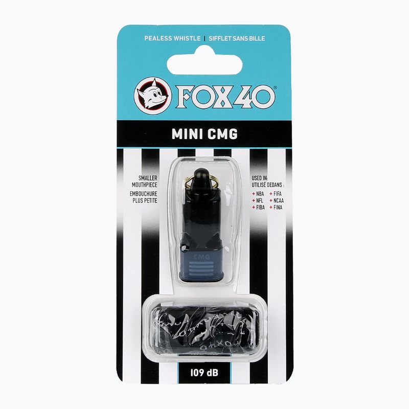 Fox 40 Mini CMG Official black síp zsinórral 2