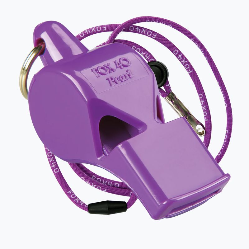 Síp zsinórral Fox 40 Pearl Safety lila 9703