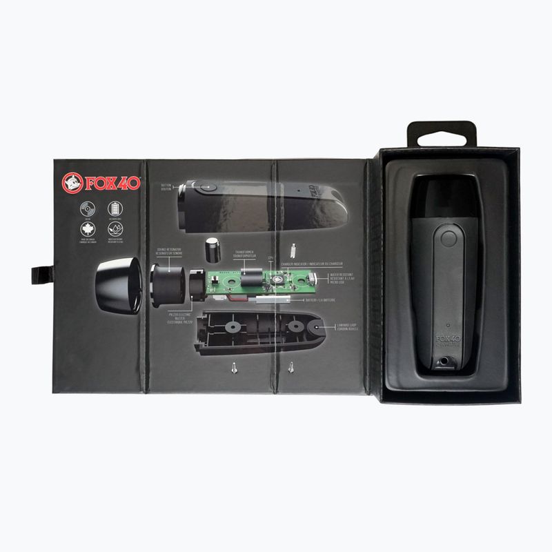 Fox 40 Rechargeable Electronic 2.0 black síp 6