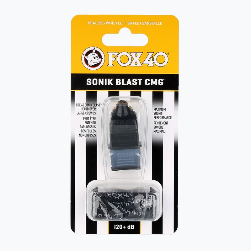 Fox 40 Sonik Blast CMG Official black síp zsinórral 2