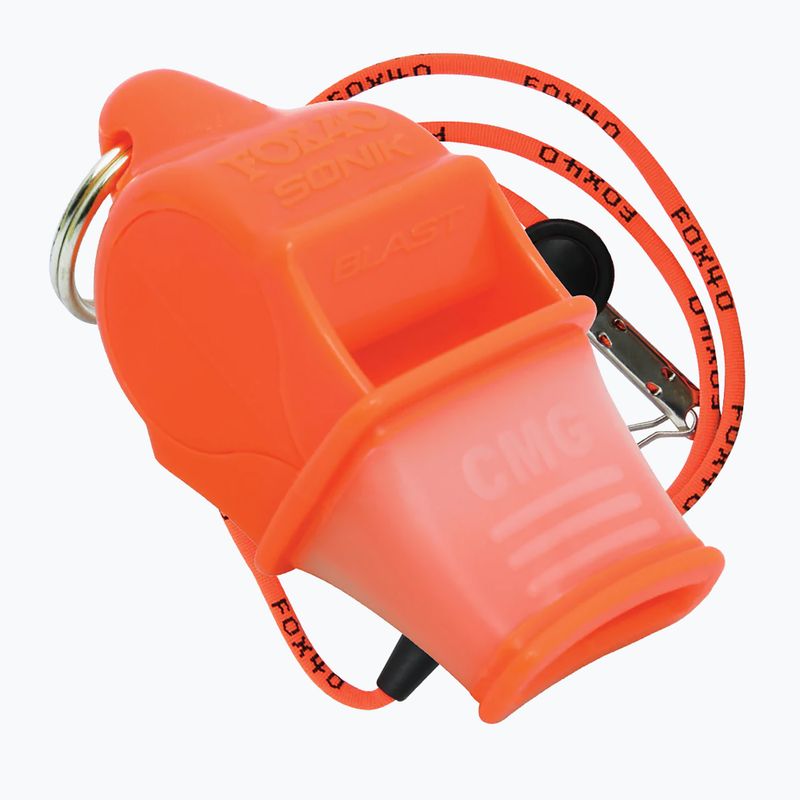 Síp húrral Fox 40 Sonik Blast CMG narancssárga 9203