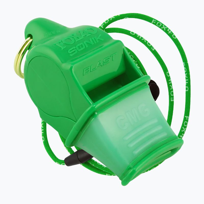 Síp húrral Fox 40 Sonik Blast CMG Neon zöld 9203