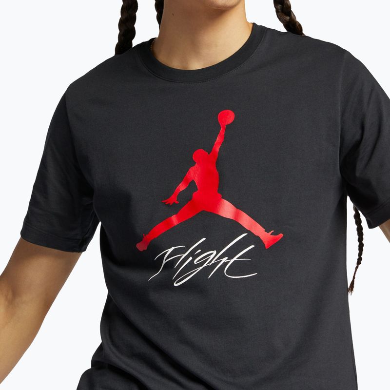 Férfi póló Jordan Jumpman Flight black/gym red 5