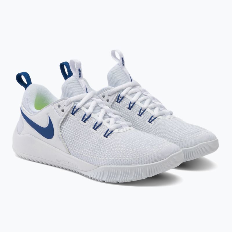 Női röplabdacipő Nike Air Zoom Hyperace 2 fehér/királyi játékcipő 4