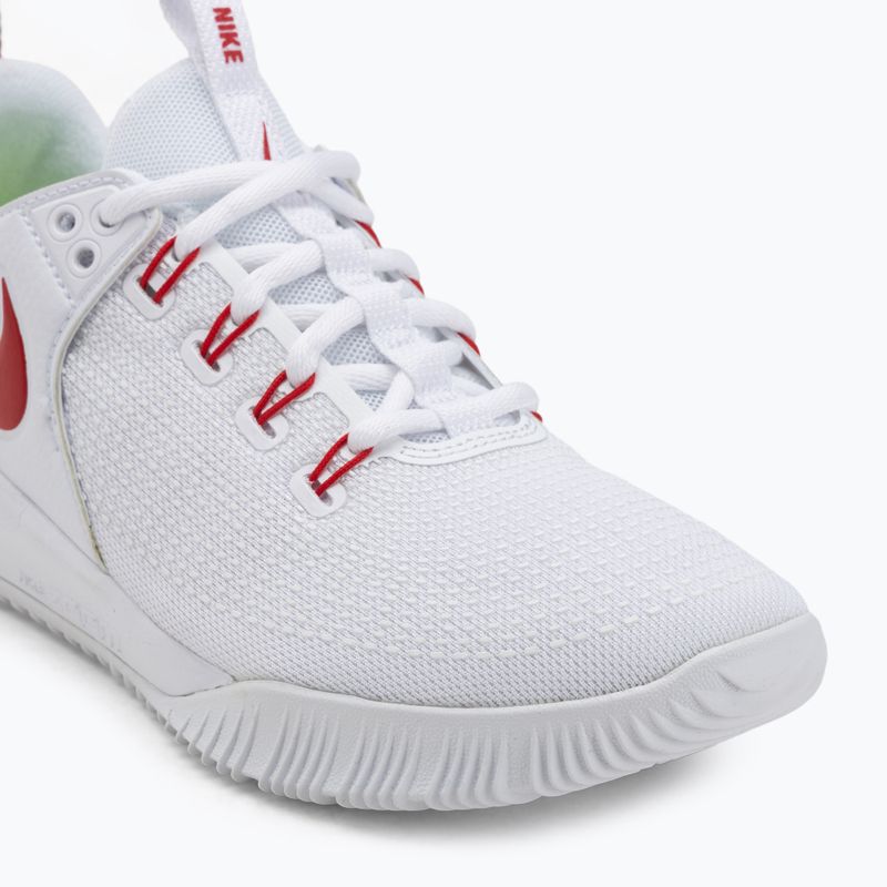 Női röplabdacipő Nike Air Zoom Hyperace 2 white/university red 7