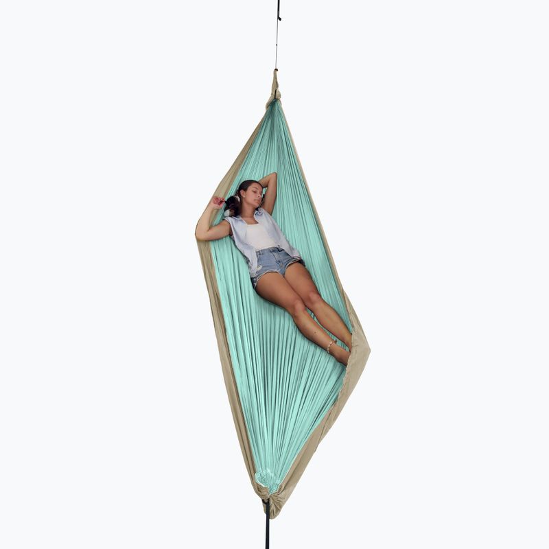 Kétszemélyes túra hintaágy Ticket To The Moon Original mint/ice brown 5