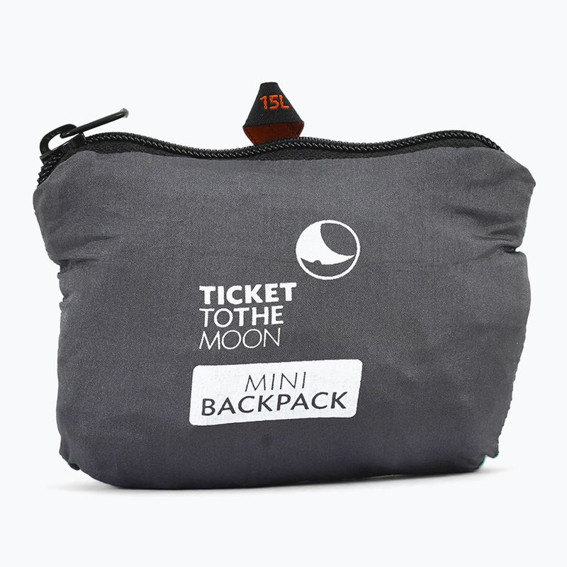 Ticket To The Moon Mini 15 l hátizsák szürke/menta