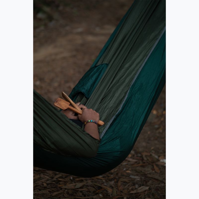 Kétszemélyes túra hintaágy Ticket To The Moon King Size dark green/leaf green 6