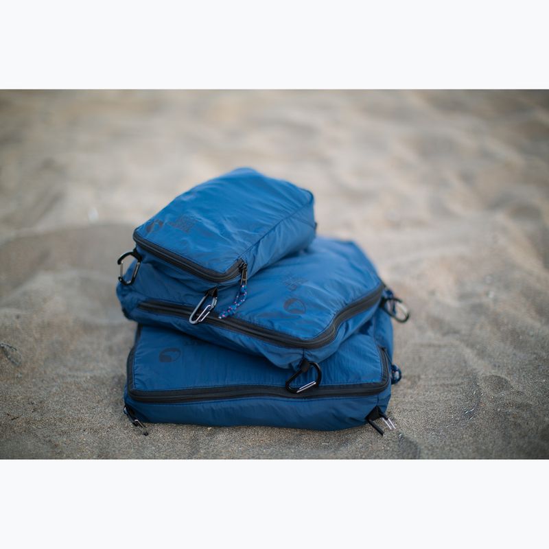 Szerokie etui na akcesoria Ticket To The Moon Travel Cube Set 3 pcs. lightest blue/blue 4