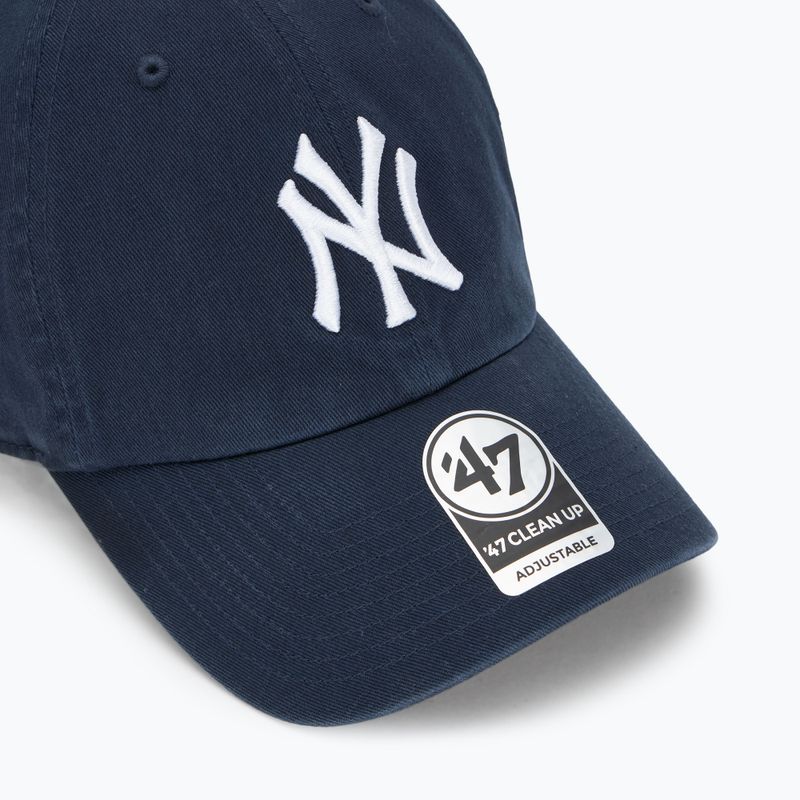47 Márka MLB New York Yankees CLEAN UP navy baseball sapka 3
