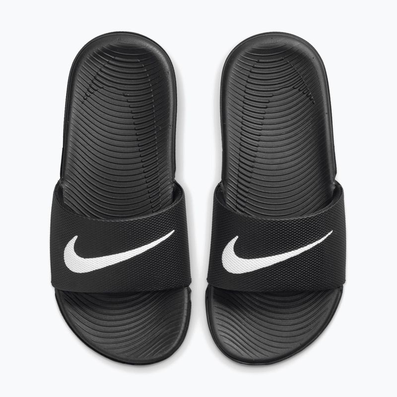 Gyerek papucsok Nike Kawa black/white 4