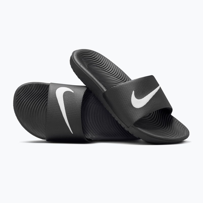 Gyerek papucsok Nike Kawa black/white 5