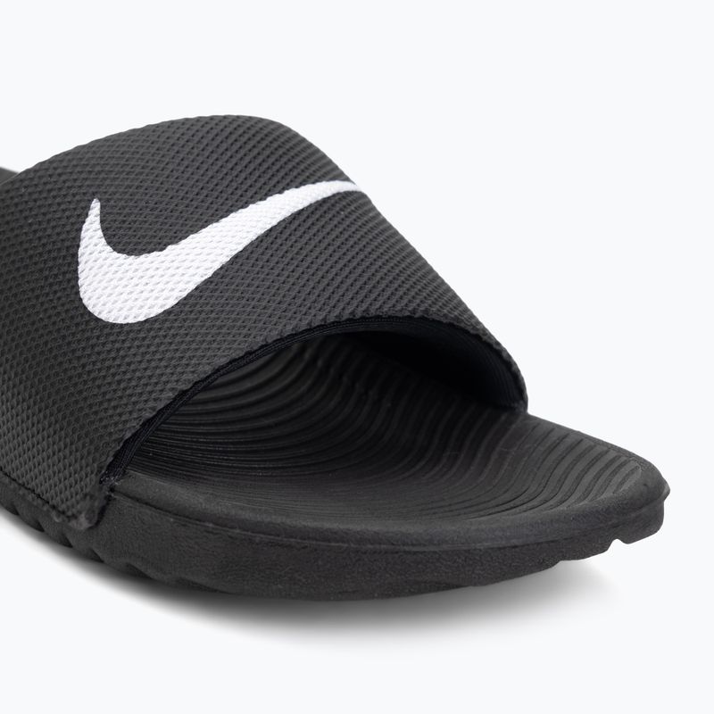 Gyerek papucsok Nike Kawa black/white 7