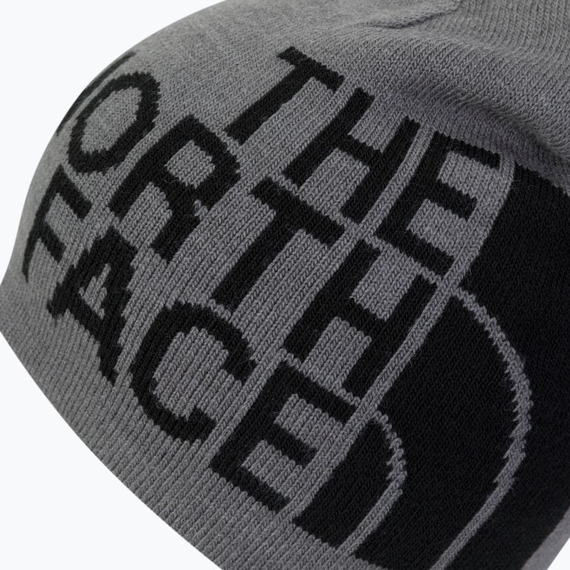 The North Face Reversible Tnf Banner téli sapka fekete/szürke NF00AKNDGVD1 3