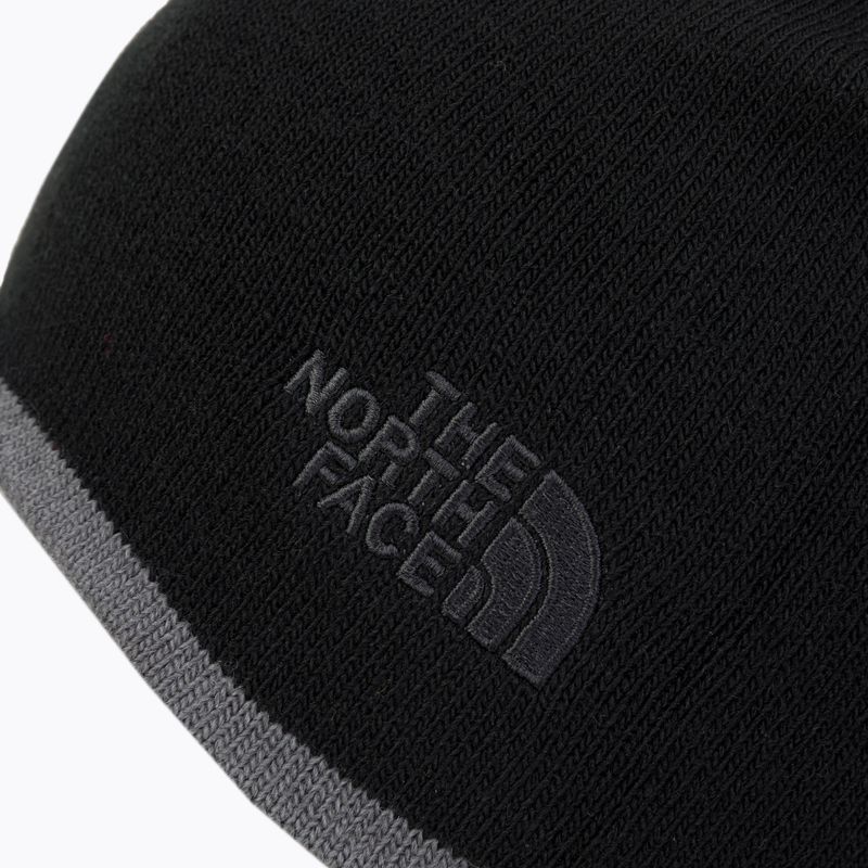 The North Face Reversible Tnf Banner téli sapka fekete/szürke NF00AKNDGVD1 6