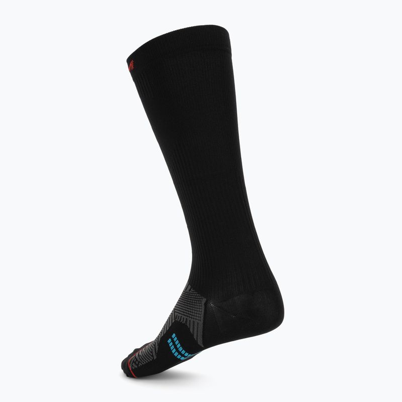 Jégkorong zokni CCM Compression Knee black/red 2