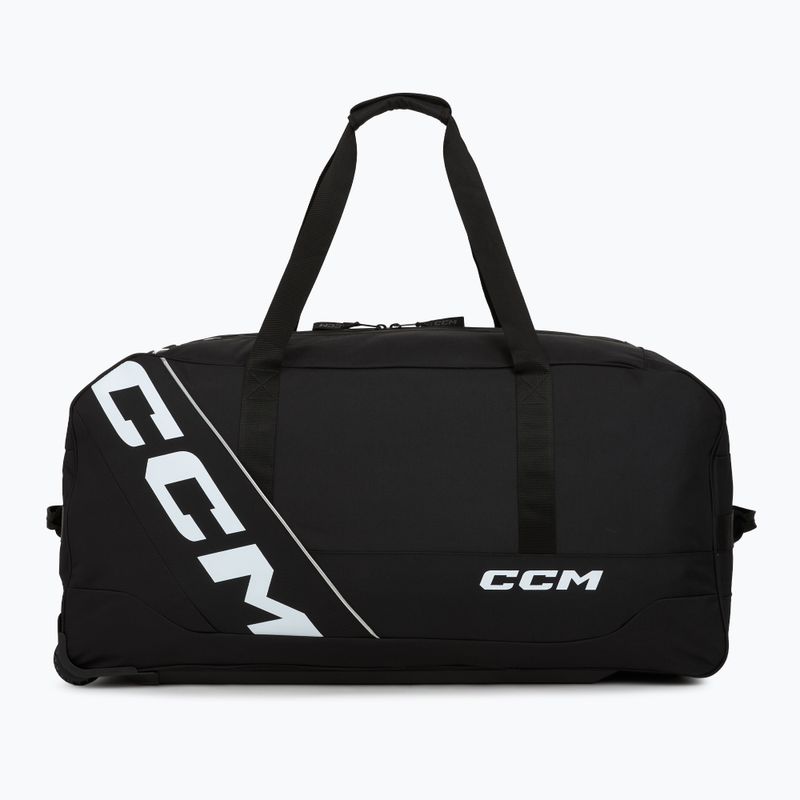 Utazótáska CCM 520 Wheeled Player Bag 37' 175 l black/white