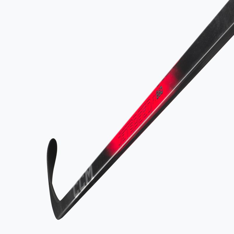 Gyerek jégkorongütő CCM JetSpeed FT860 JR black/red 4