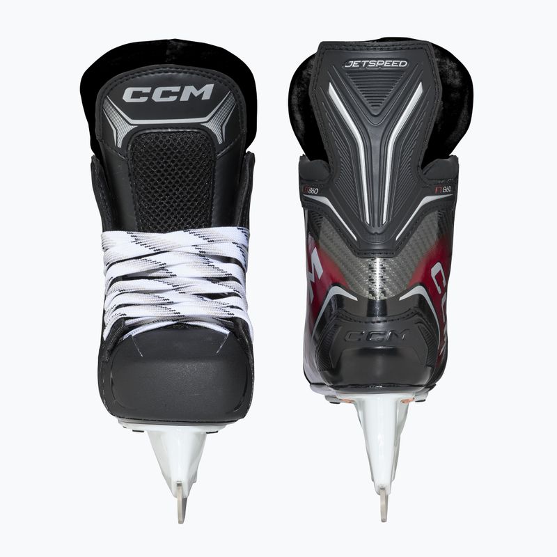 Gyerek hokikorcsolyák CCM JetSpeed FT860 JR Regular Player Skates black 3