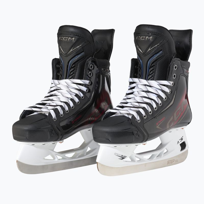 Gyerek jégkorong korcsolya CCM JetSpeed FT8 INT TAPERED black 2