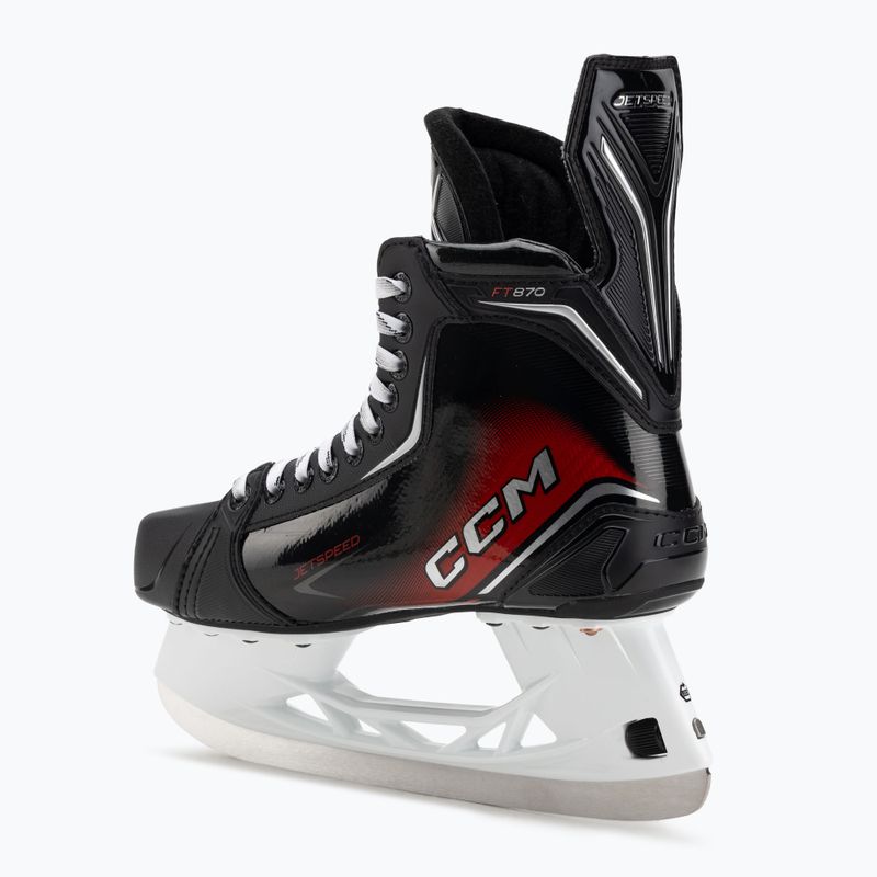 Férfi jégkorong korcsolya CCM JetSpeed FT870 SR REG black 3