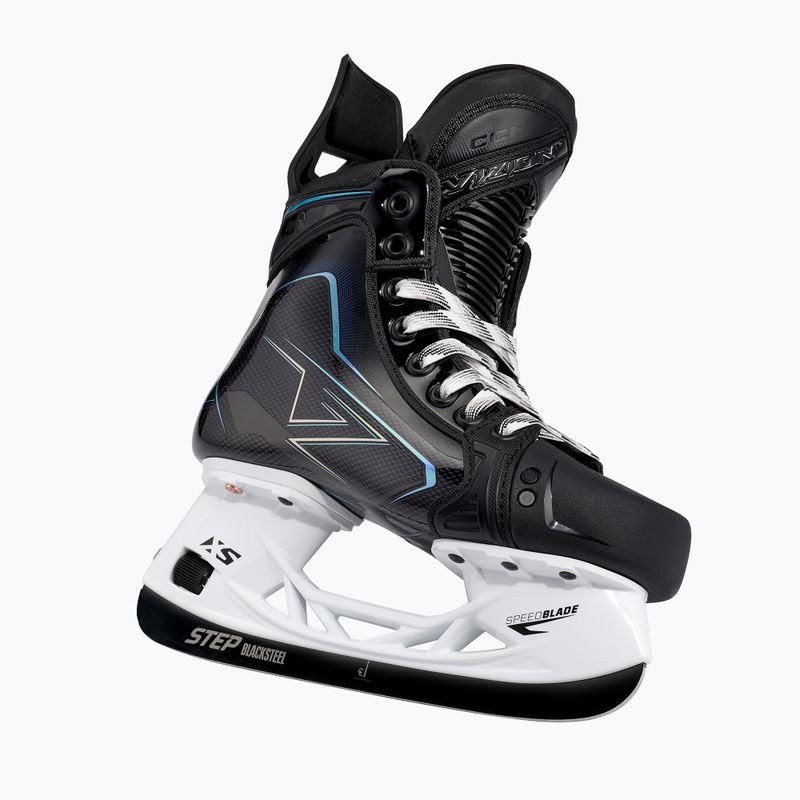 Gyerek hokikorcsolyák CCM Vision JR REG black 4
