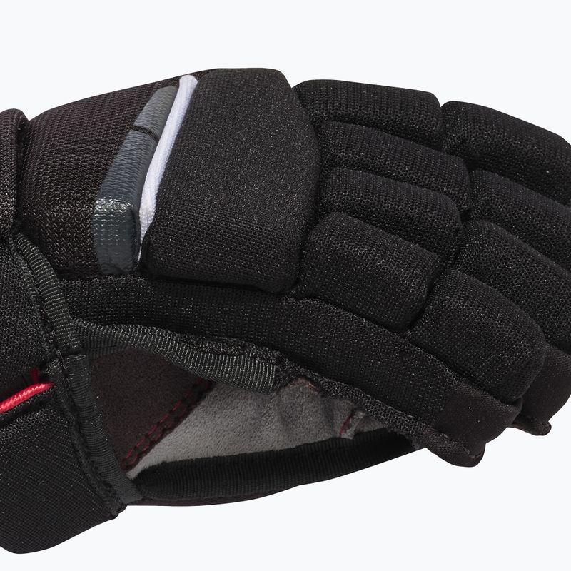 Gyerek jégkorong kesztyűk CCM Next YT Gloves black/white 4