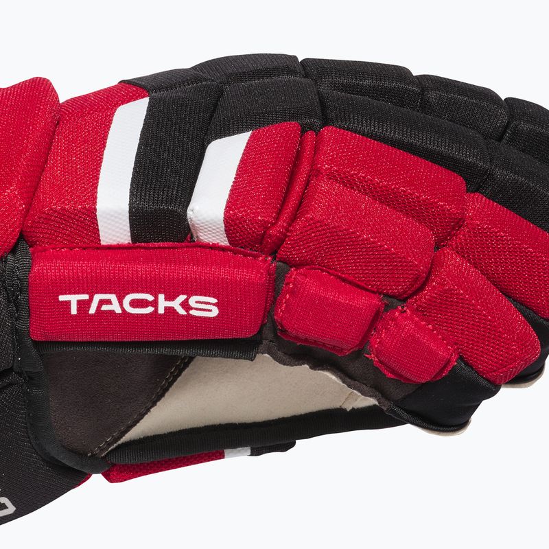 Jégkorongkesztyűk CCM Tacks XR80 SR Gloves black/red/white 3