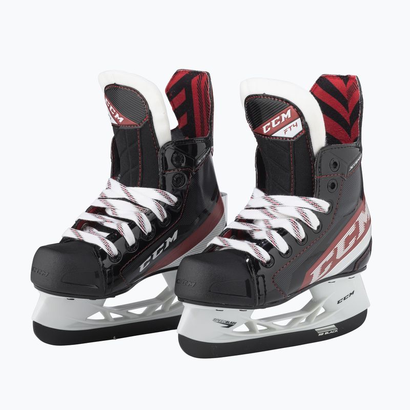 Gyerek hokikorcsolyák CCM JetSpeed FT JR Regular black 2