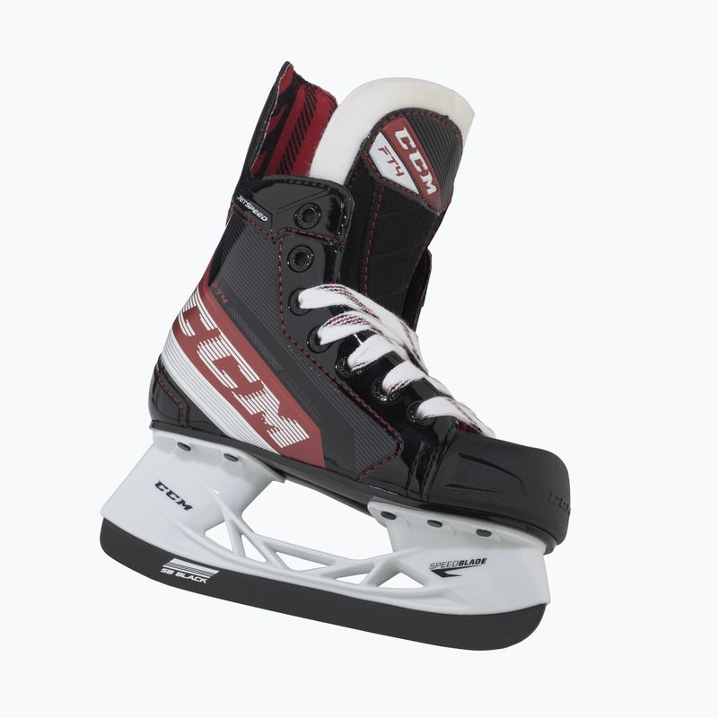 Gyerek hokikorcsolyák CCM JetSpeed FT JR Regular black 5