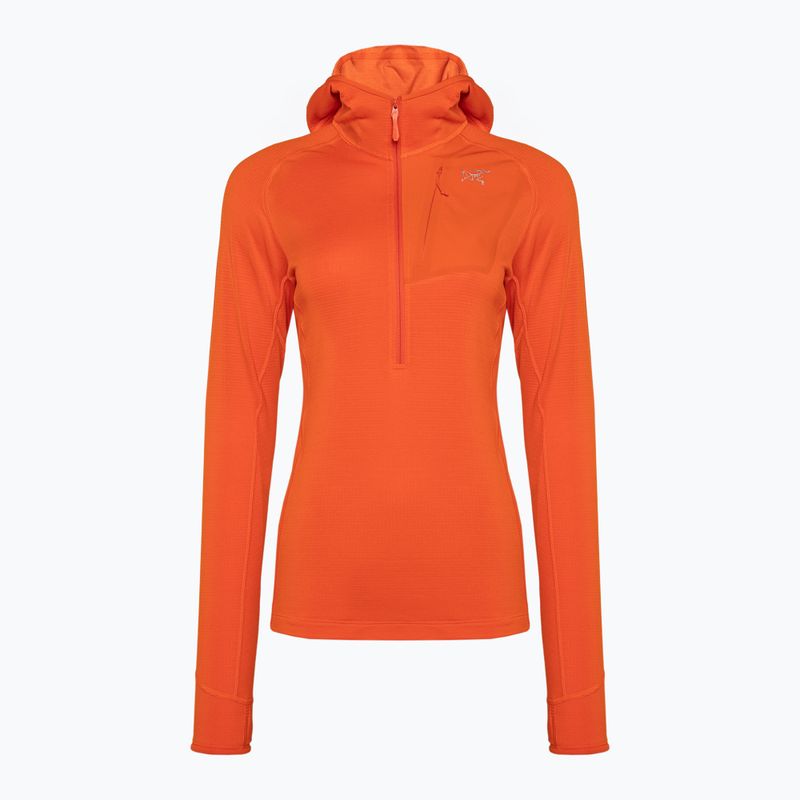 Arc'teryx női trekking pulóver Delta Half Zip Hoody narancssárga 29606 5