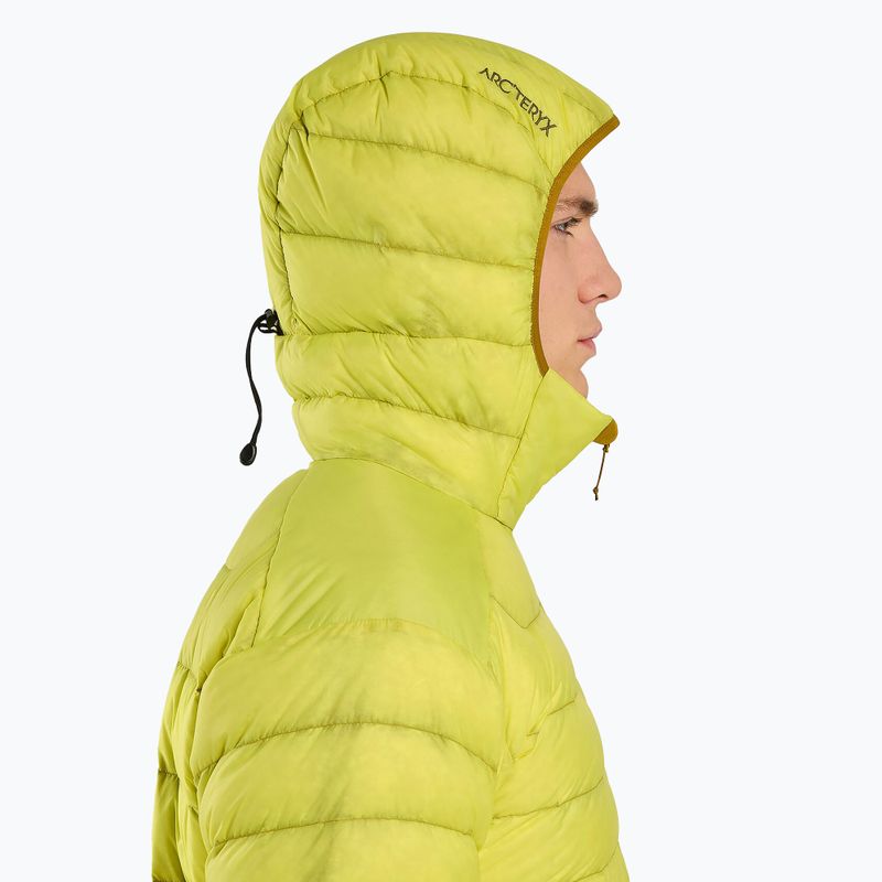 Férfi Arc'teryx Cerium Hoody pehelypaplan dzseki sárga 29675 4