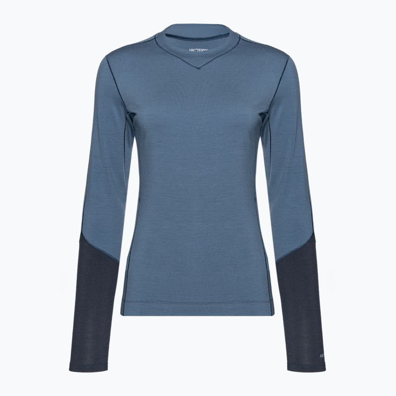 Arc'teryx női thermo póló Arcteryx Rho Wool LS Crew fekete 29961