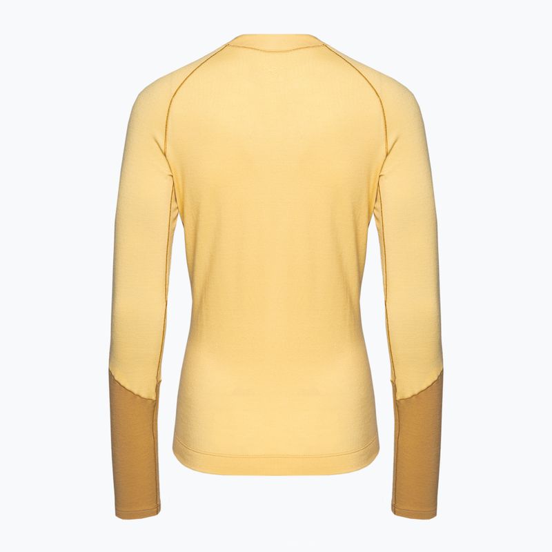 Arcteryx női thermo póló Rho Wool LS Crew sárga 29961 2