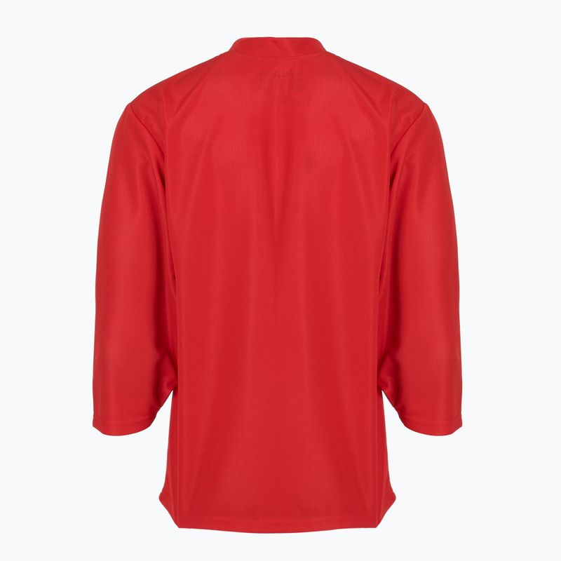 Gyerek jégkorong hosszú ujjú Bauer Flex Practice Jersey Jr red 2